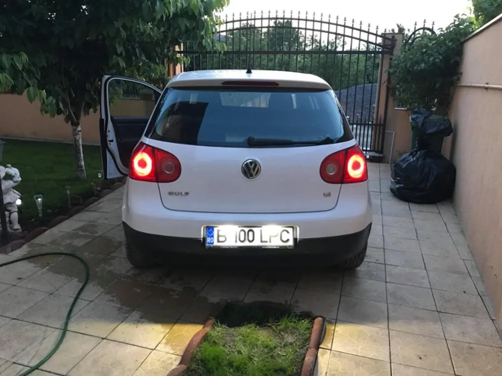 2 шт. Canbus светодиодный номерной знак для VW Golf 7/6/5/4 Polo Beetle Passat Eos Scirocco Skoda Superb SEAT Altea