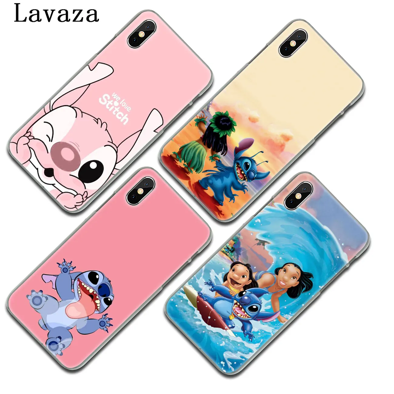 Lavaza милый Лило Ститч Аладдин мультфильм жесткий чехол для телефона iPhone XR X XS 11 Pro Max