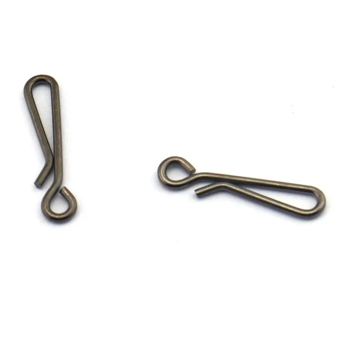 50 шт./лот подвесные рыболовные крючки из нержавеющей стали коннектор для снастей