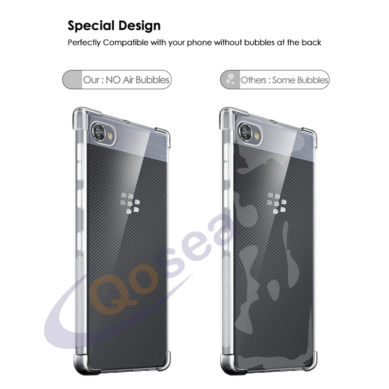 Qosea для Blackberry Motion чехол прозрачный тонкий мягкий силиконовый ТПУ кожа подушка
