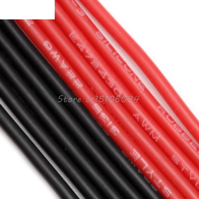 22 AWG 10 футов (3 м) калибровочный силиконовый провод гибкие многожильные медные