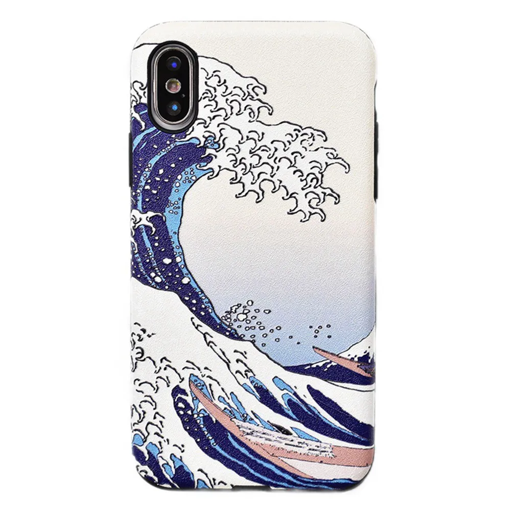 KISSCASE тисненый чехол для телефона iPhone XS MAX 7 Plus XR X модный жесткий чехол-накладка iphone