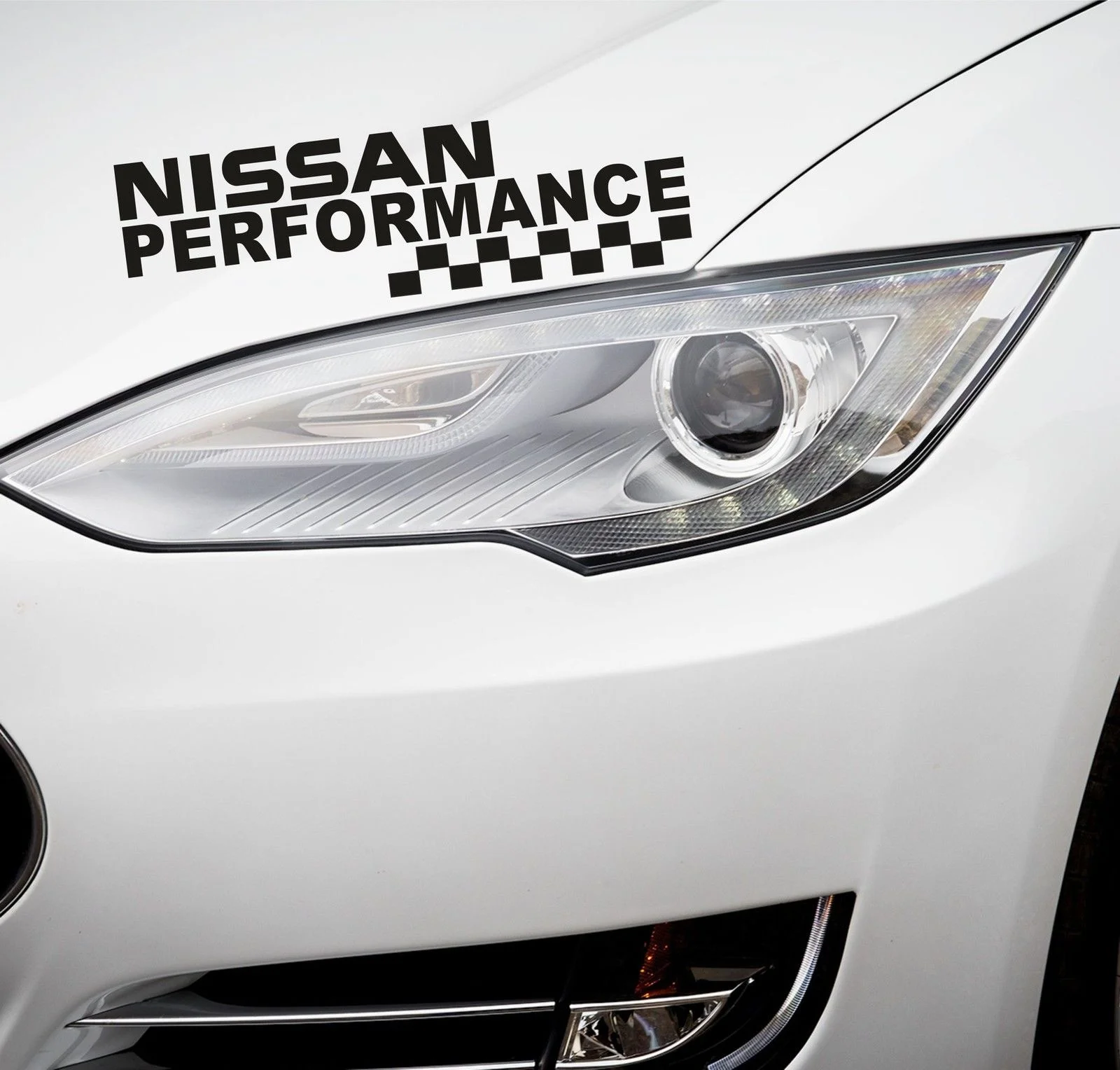 Для 2 xPerformance фар автомобиля Стикеры подходит Nissan наклейка Декор автомобилей PR15 |
