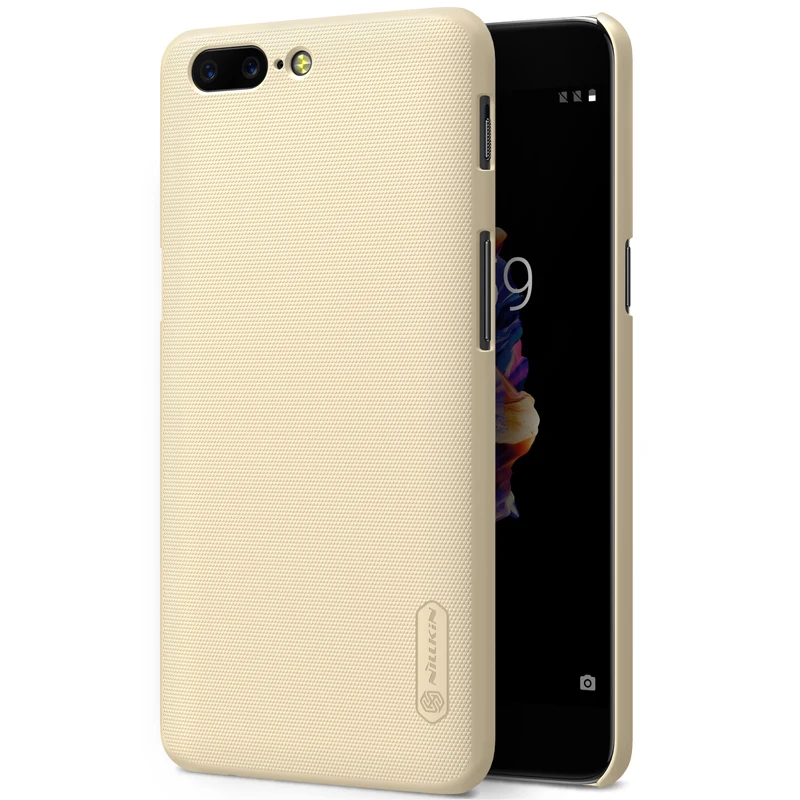 10 шт./лот оптовая продажа Nillkin Супер Матовый Защитный чехол для oneplus 5 Жесткая
