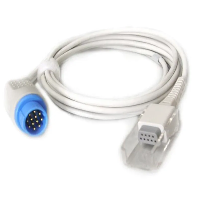 Кабель-удлинитель Медицинский из ТПУ совместимый с DC-3002 IH и M3 12 pin-DB9 Pin Spo2 |