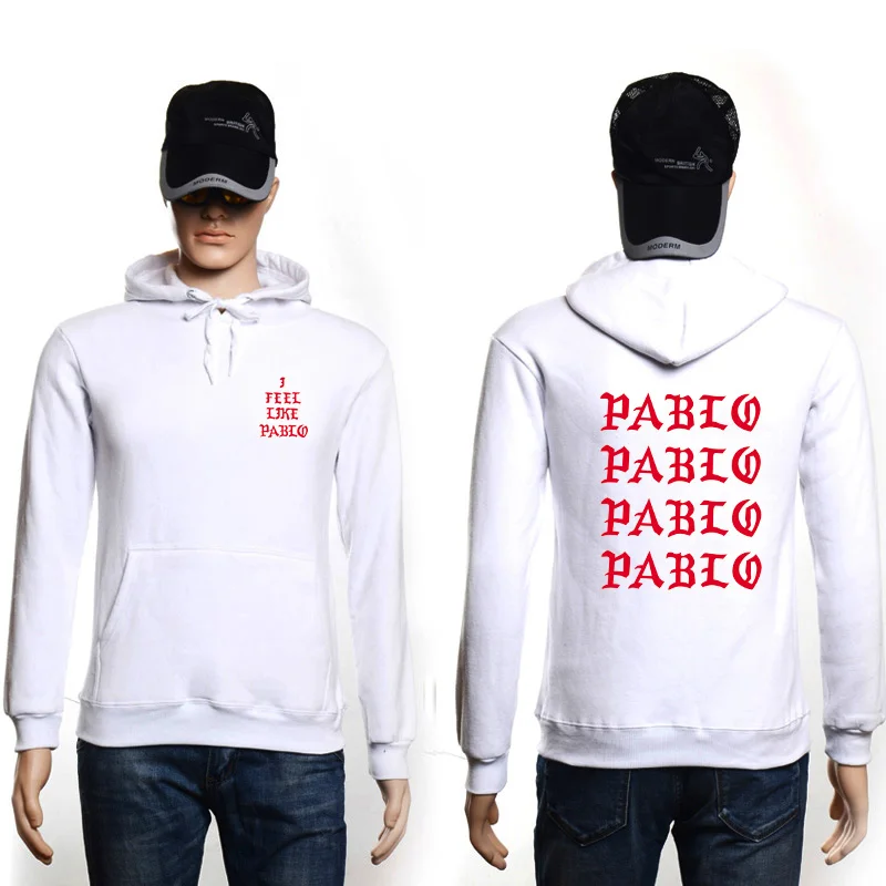 Модные толстовки с капюшоном Pablo I Feel Like Paul для мужчин и женщин бренд Kanye West