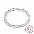 Цепочка Мужская мягкая, 6 мм, 20 см, из серебра 925 пробы