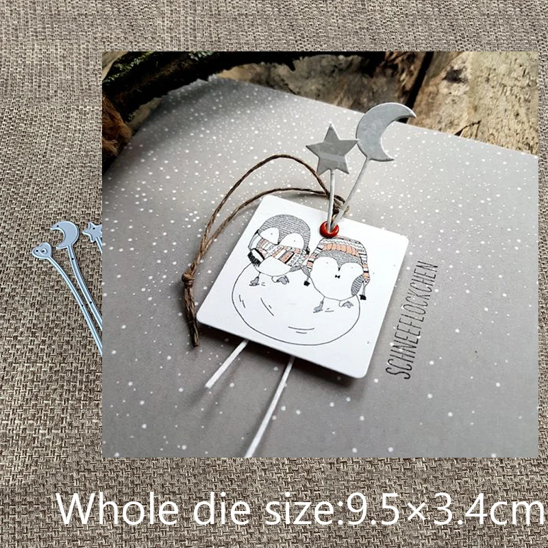 New Design Craft Metal Cutting Die cut dies 3pcs wing tree snowman stick scrapbooking Album Paper Card Embossing die cuts | Дом и сад