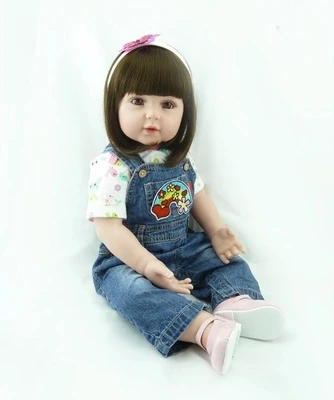 Лидер продаж реалистичные куклы для новорожденных 55 см|reborn baby doll|silicone reborn dollsboneca