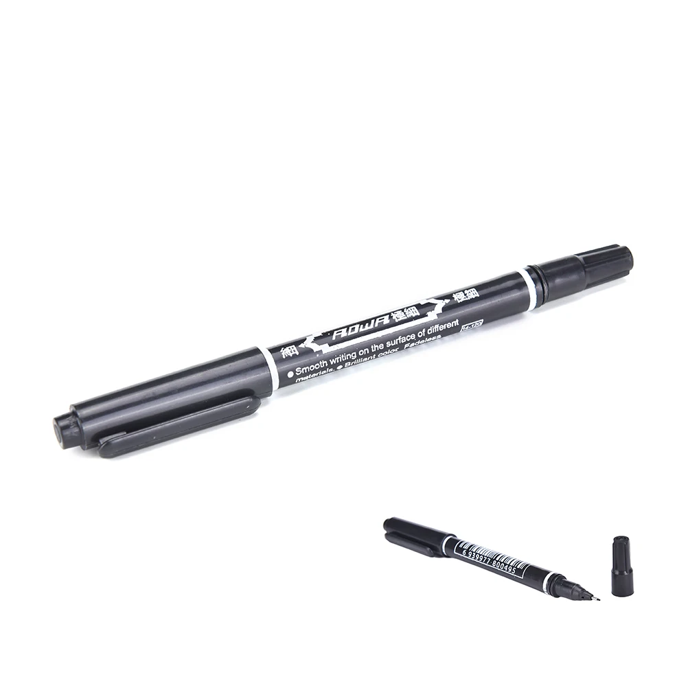 

2PCS/LOT Dual Tip Tattoo Pierce Skin Marker Medical Scribe Pen Blue oily pen Tattoo and Body Art Skin Marker Pen Piercing Pen
