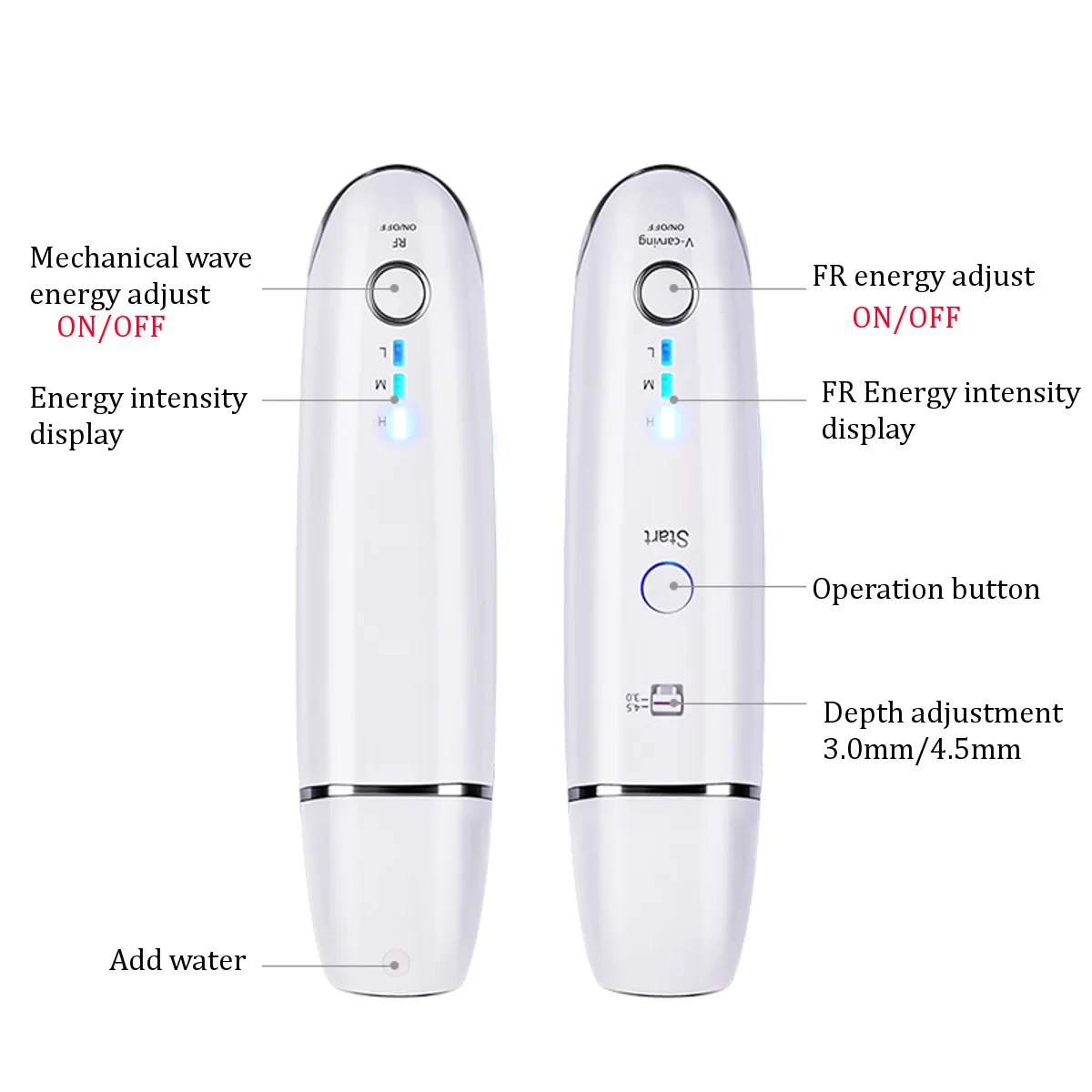 100-240 в мини HIFU RF радары линия V-shape против морщин Подтяжка кожи ультразвуковая машина для лифтинга лица Уход за лицом инструмент