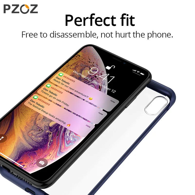 PZOZ для iphone 6s 7 Чехол 6 7 8 plus роскошный Ультратонкий силиконовый чехол для телефона без оправы для iphone X Xr чехол Xs максимальный чехол Аксессуары