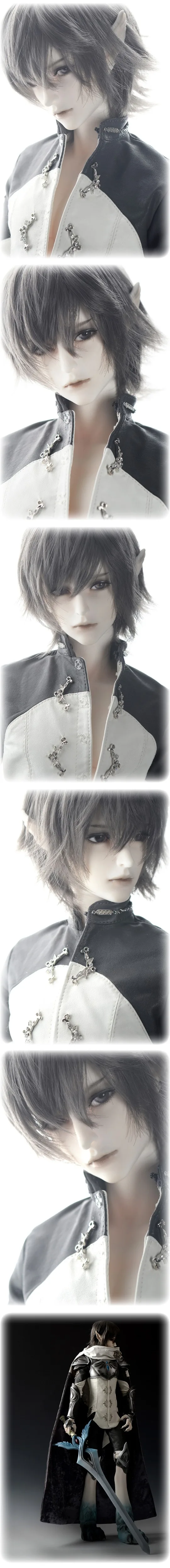 Кукла ремесло Ausley Love Wolf рыцарь 1/3 BJD кукла без макияжа Бесплатный глазный глаз Расширенная Смола