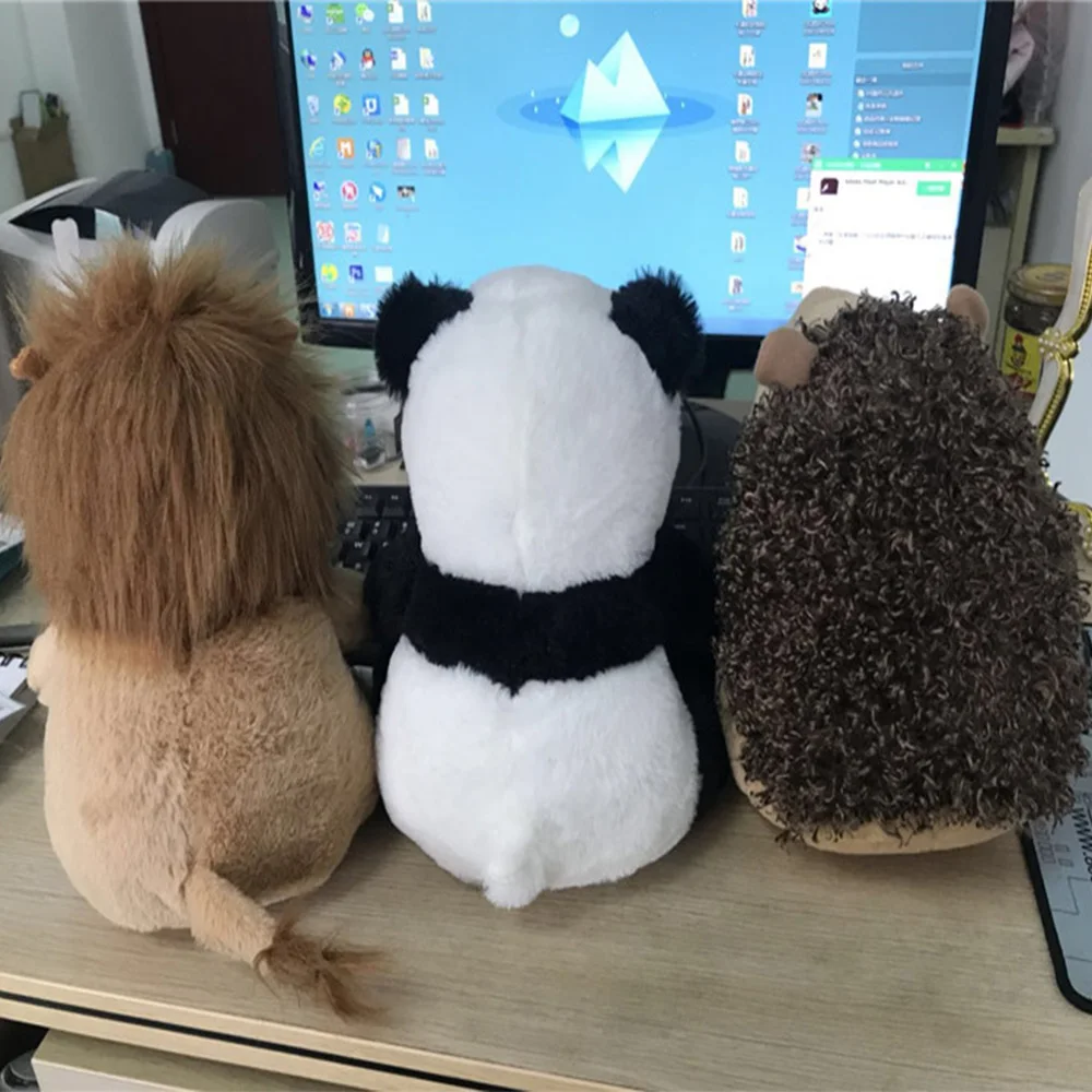1pcs Forest animal doll simulation Sitting High 20cm Lion Plush Toys Soft Stuffed Animals For Children Gifts Pillow | Игрушки и хобби