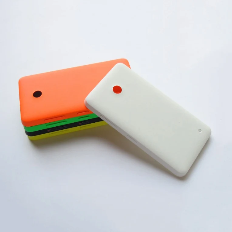 matte white Подлинная задняя крышка чехол для nokia 630 635 задняя крышка батарейного отсека для microsoft lumia nokia 635 630 задняя крышка без логотипа - Цвет: matte white