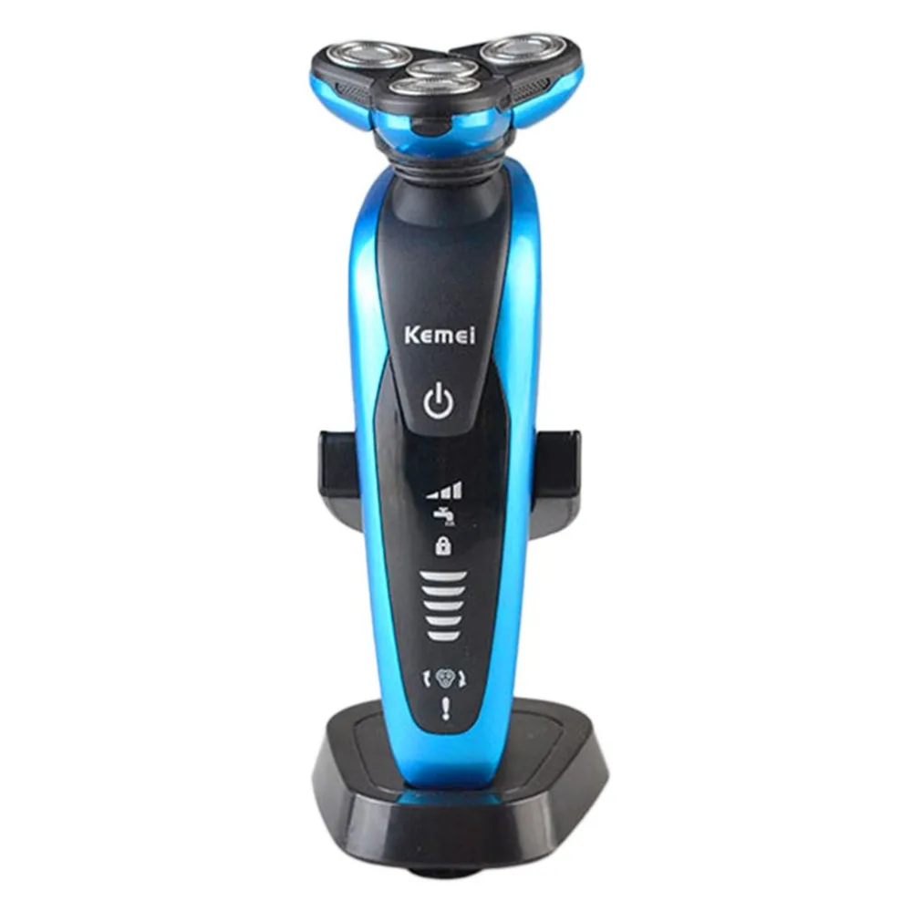 KEMEI KM 58890 3 в 1 перезаряжаемая электрическая бритва моющаяся 3D плавающая Тройная
