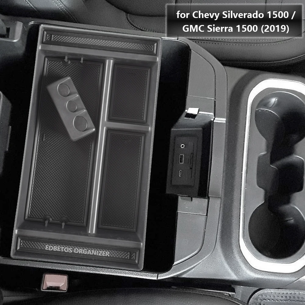 EDBETOS консоль для Chevy Silverado 1500 GMC Sierra 1500 подлокотник коробка для хранения консоль Органайзер укладка