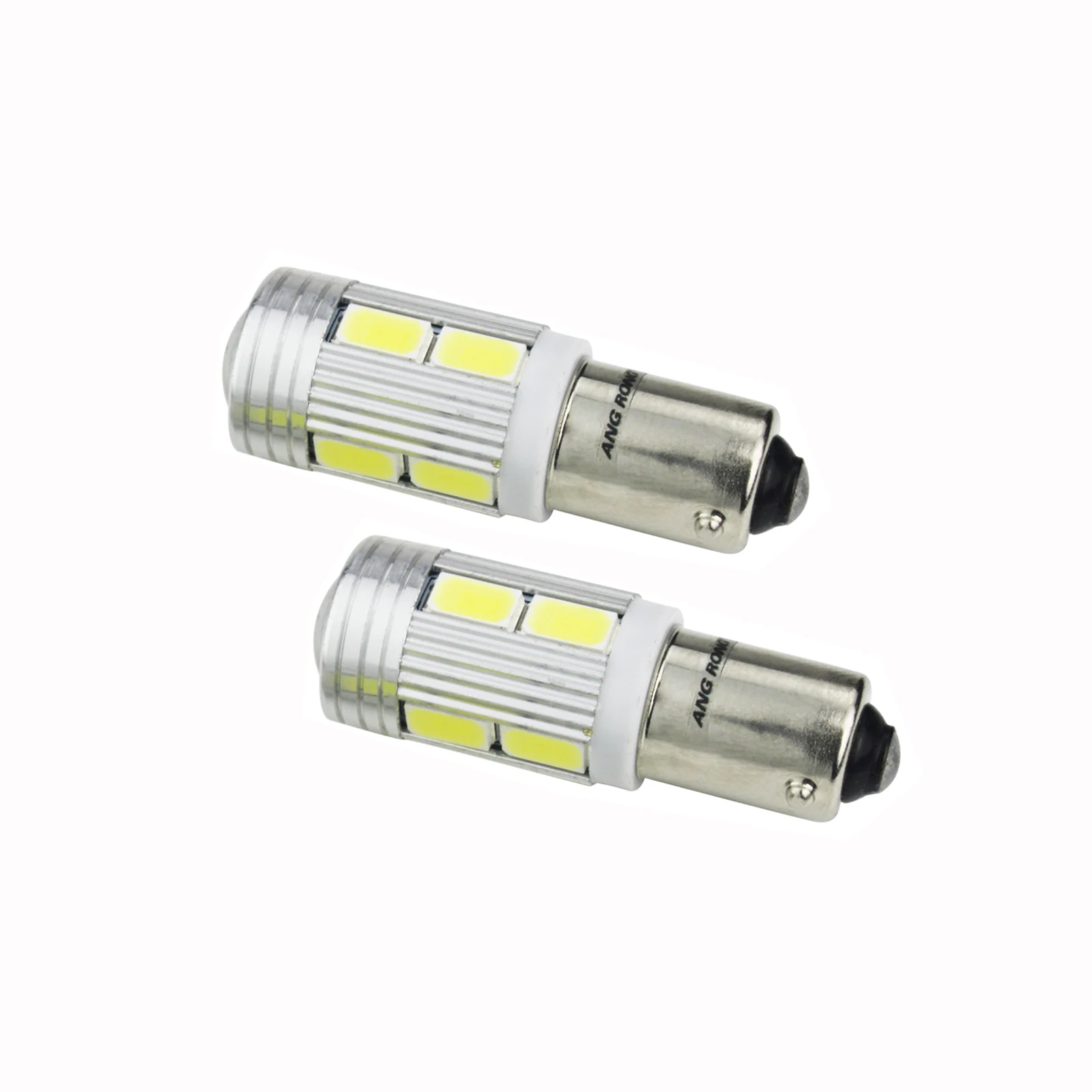 Angrong 2x H6W BAX9s 10 SMD СВЕТОДИОДНЫЙ 433 434 лампы индикатора парковки задним ходом, бортовой светильник белого цвета