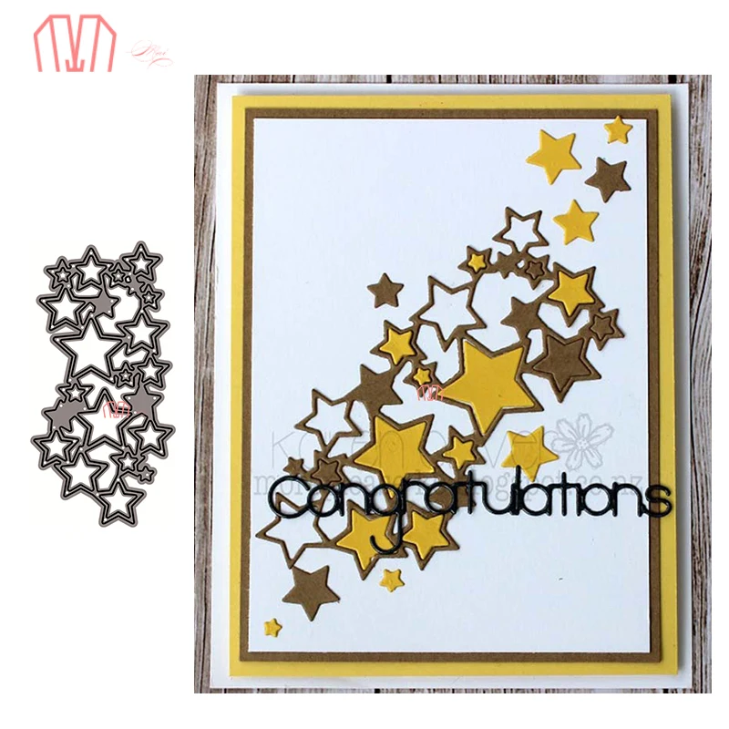 Mai Star фон для резки металла трафареты DIY скрапбукинга фотоальбом декоративное