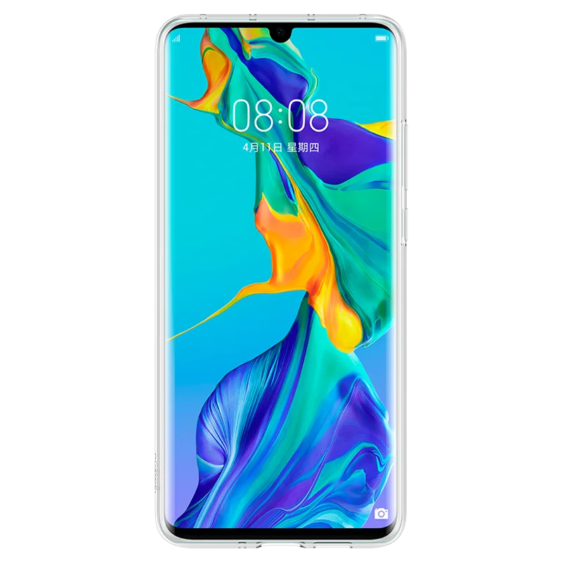 Huawei P30 Pro прозрачный чехол P30Pro двухслойный узор прозрачный чехол huawei P30 Pro прозрачное покрытие мягкий термополиуретановый полностью закрытый чехол Чехол