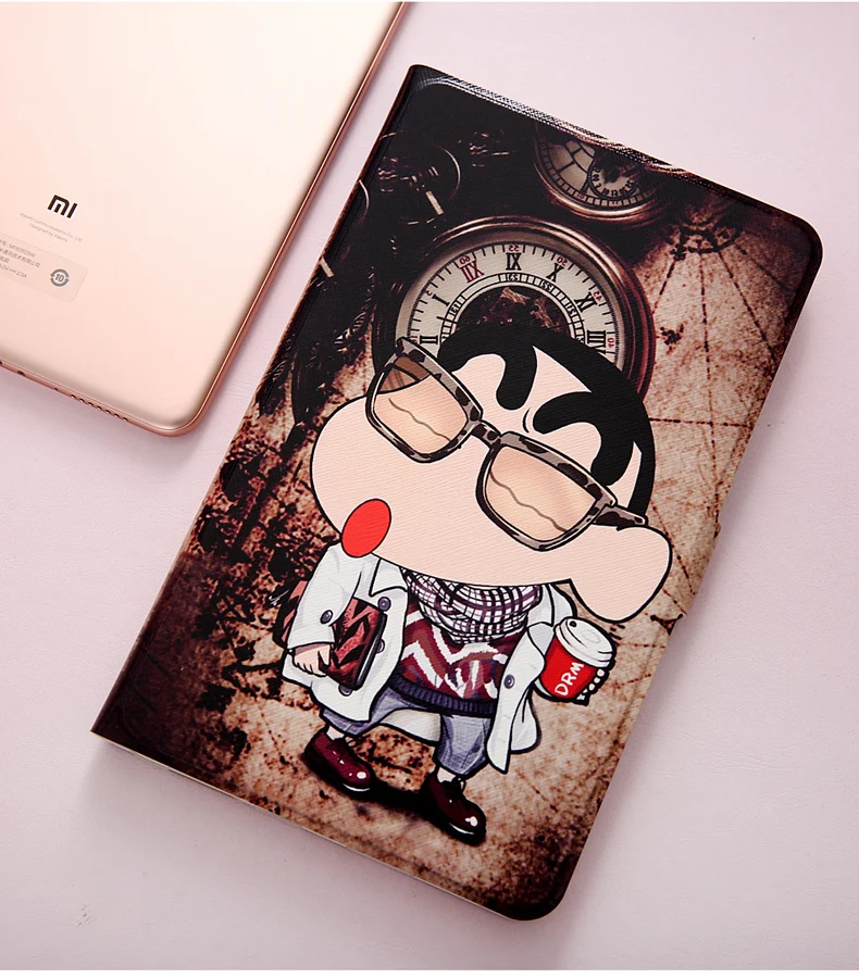 Для Xiaomi mi Pad 4 mi pad4 8,0 дюймов планшет окрашенный тонкий из искусственной кожи Чехол Smart Sleep wake up Чехол Funda+ пленка+ стилус