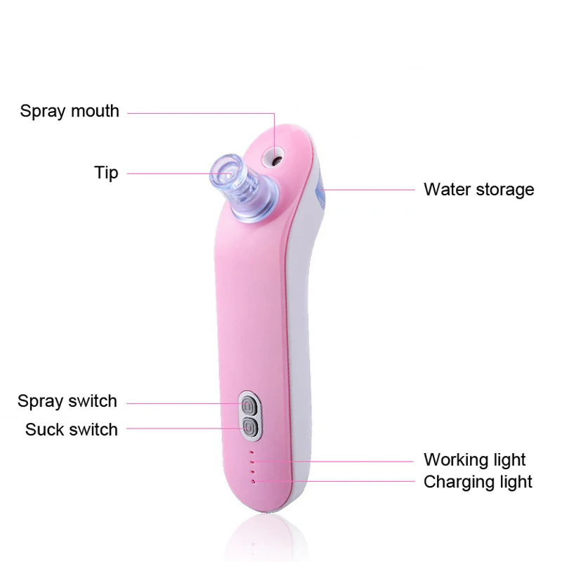 2в1 вакуумный отпариватель для удаления угрей лица прибор использует консилер