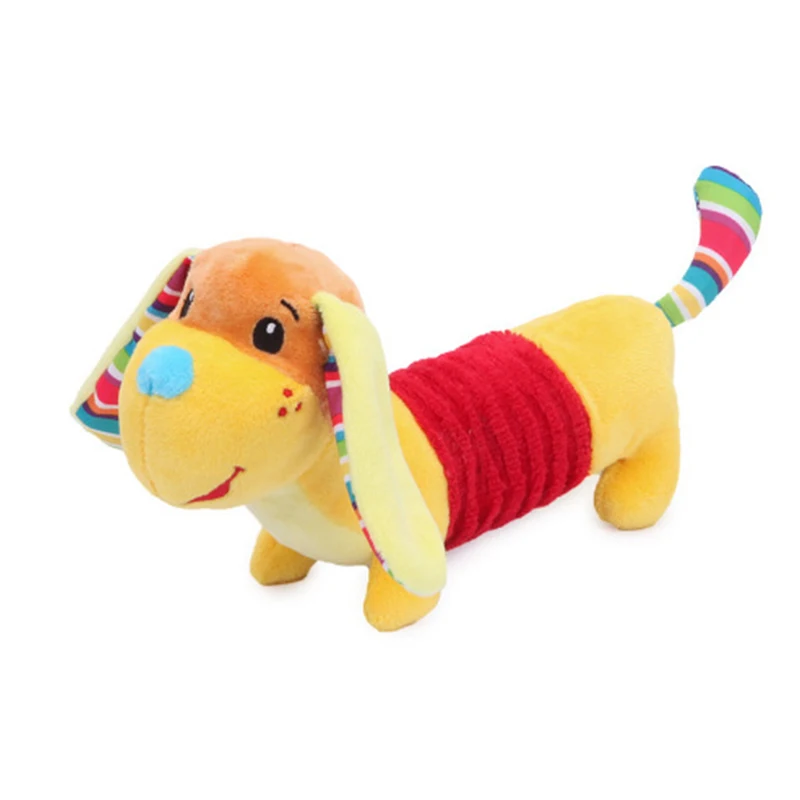 20CM Vocal Dog Plush Doll Toys Infant Animal Stuffed Doggies Children Cute Soft Puppy Attention Training Toy Birthday Gift Kids | Игрушки и
