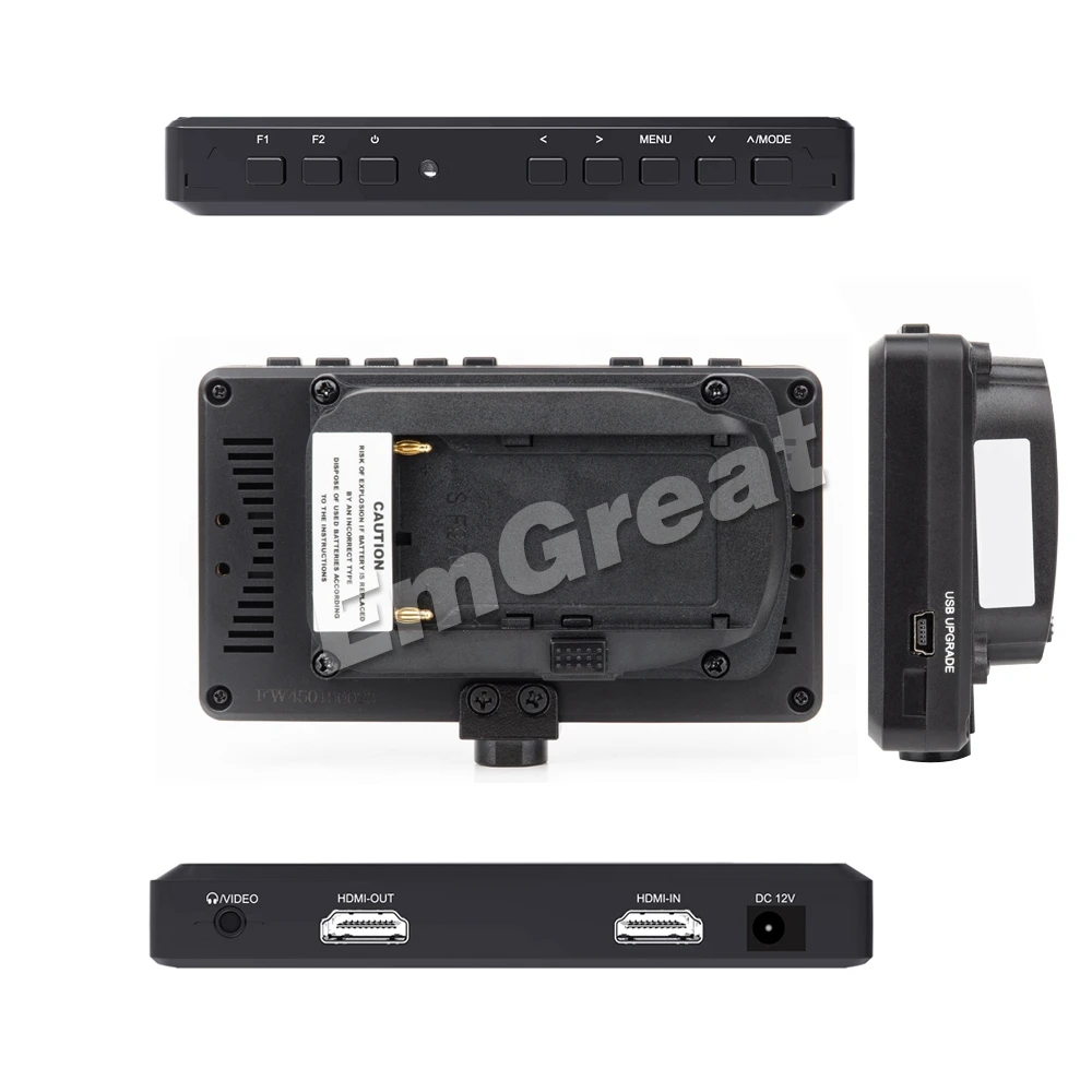 Feelworld FW450 4 5 дюймовый IPS 4K HDMI на камере полевой монитор 1280x800 HD портативный ЖК для