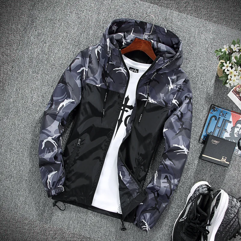 

Men/women Spring Unisex Camouflage Hoodies Coats Men's Casual Slim Hip Hop Hoody Jackets Outwear Plus Size M-5XL