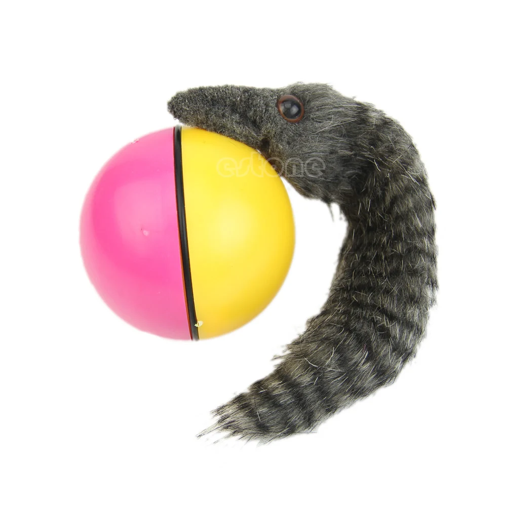 Beaver Weasel катящийся мотор мяч для питомца кошки собаки детей Chaser Jumping Fun Moving
