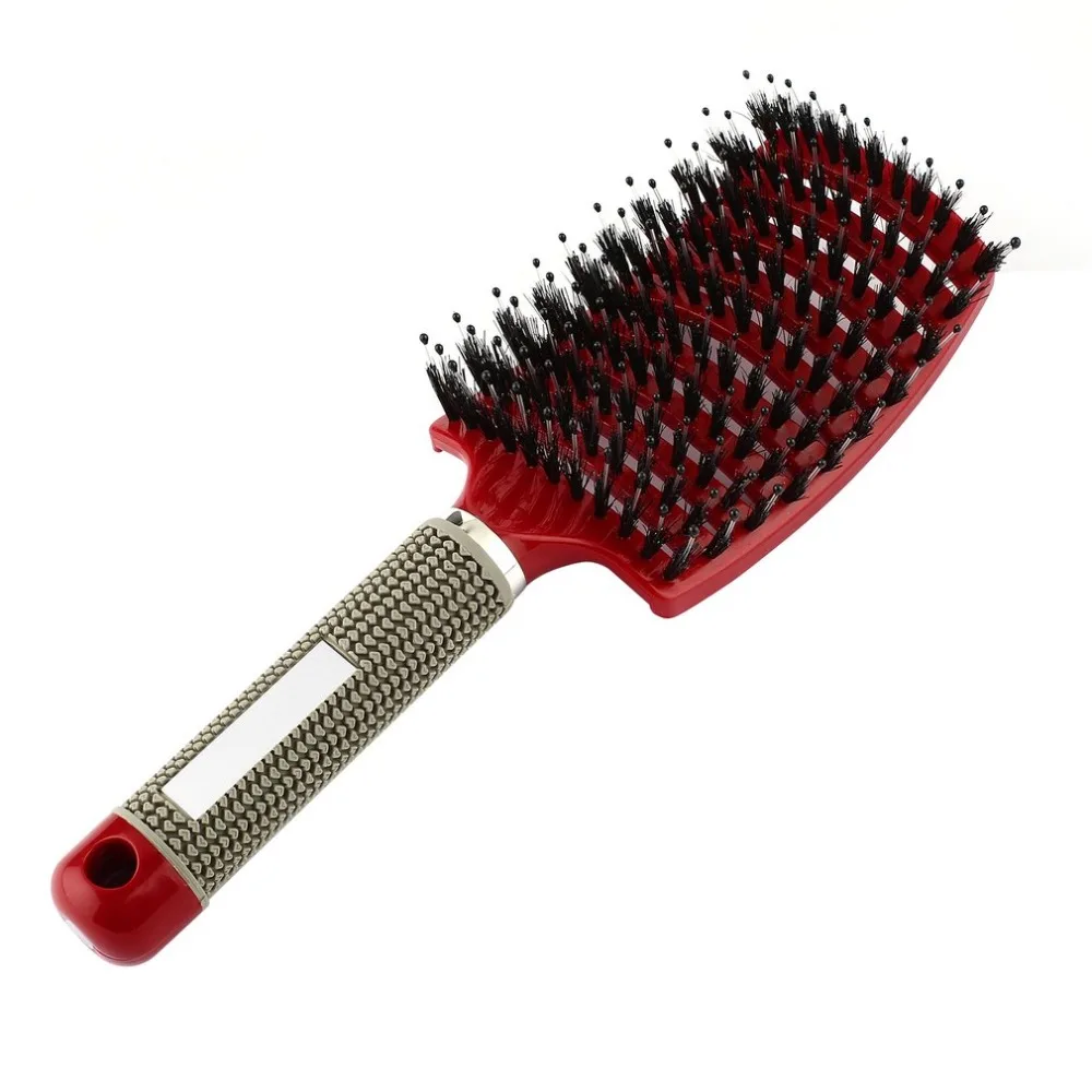 Women Hair Scalp Massage Comb Bristle & Nylon Hairbrush Wet Curly Detangle Hair Brush for Salon Hairdressing Styling Tools