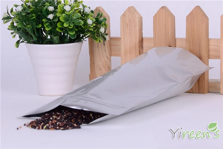 Упаковочные пакеты из алюминиевой фольги серебристого цвета 10 шт. 17x24 см для еды с