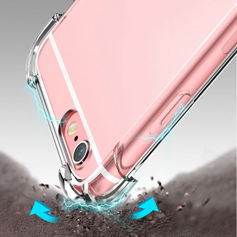 Для iPhone 7 Plus чехол прозрачный 4 Конора подушка безопасности противоударный для