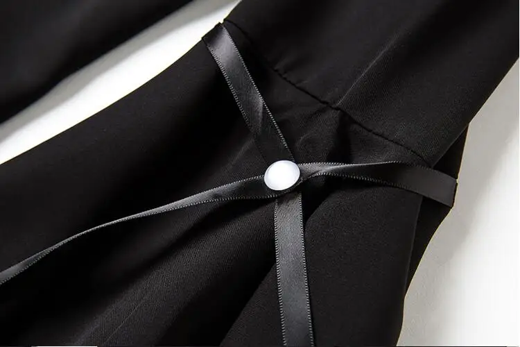 Блузка женская облегающая с V образным вырезом и Расклешенным рукавом|Блузки| |