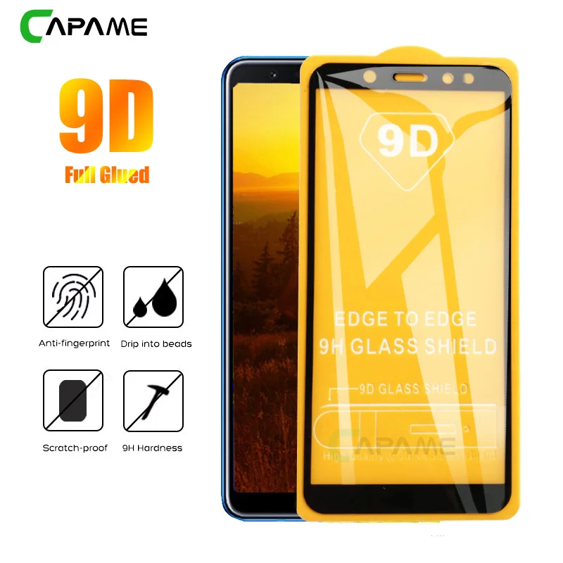 9D Защитное стекло для Samsung Galaxy A7 2018 A5 A6 A8 J4 Plus J8 защитная пленка 9H закаленное J6