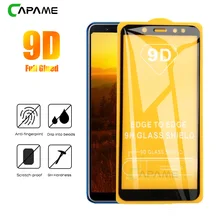 9D Защитное стекло для Samsung Galaxy A7 2018 A5 A6 A8 J4 Plus J8 защитная пленка 9H