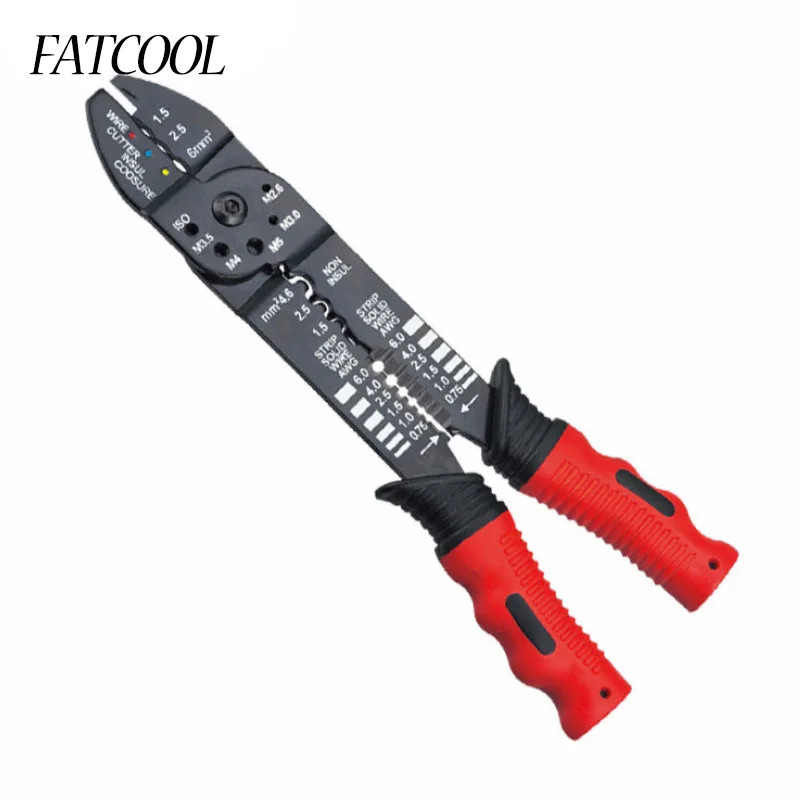 Инструмент для обжима проводов FATCOOL многофункциональный инструмент зачистки