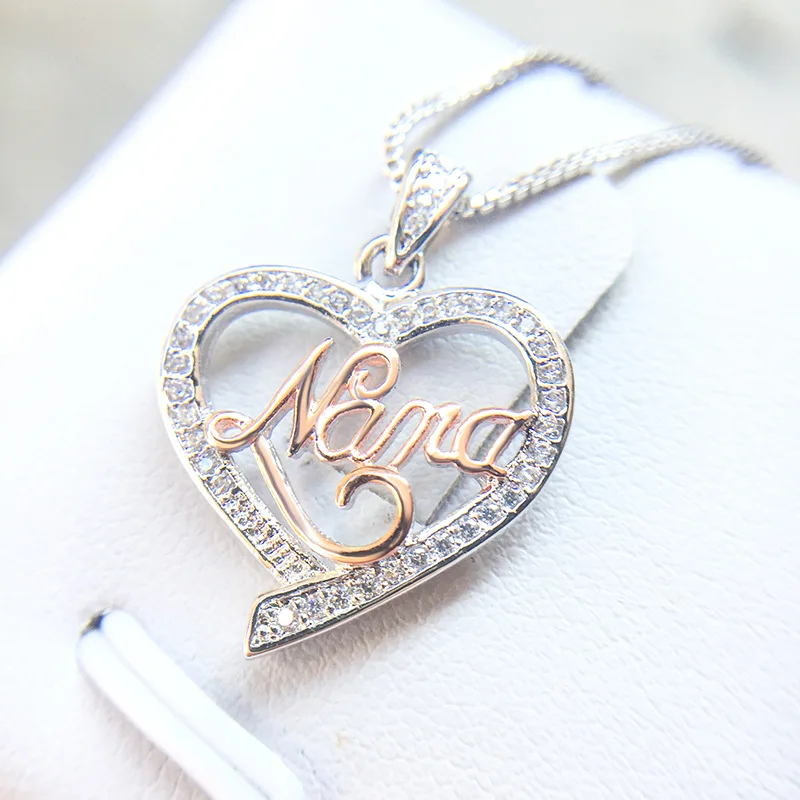 Уверены что 925 серебро Цвет любящее сердце кулоны с резиновыми полосками