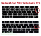 ЕвроСША, испанская Силиконовая Защитная крышка для клавиатуры для Macbook Pro 13 15 A1706 A1989 A1707 A90 с сенсорной панелью