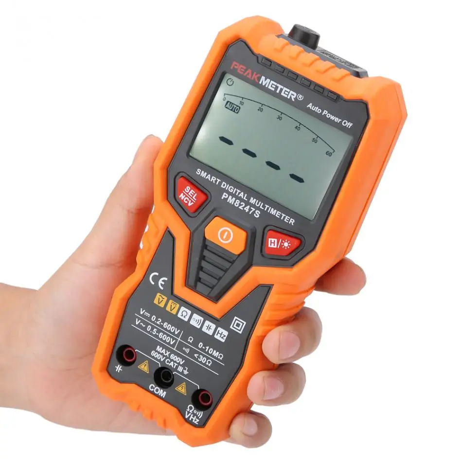 Интеллектуальный цифровой мультиметр PM8247S высокоточный Электрический