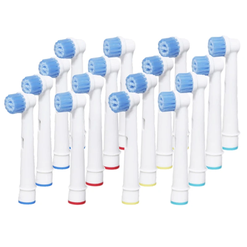 Набор из 16 насадок для электрической зубной щетки Oral B Vitality Sensitive Clean|Насадки