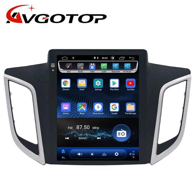 Android 8.1 AVGOTOP Android 8,1 Tesla вертикальный экран автомобиля радио gps Мультимедиа для HYUNDAI IX25 - Цвет: Android 8.1