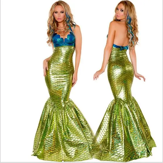 Бесплатная доставка сексуальный женский костюм русалки 2016 новое поступление