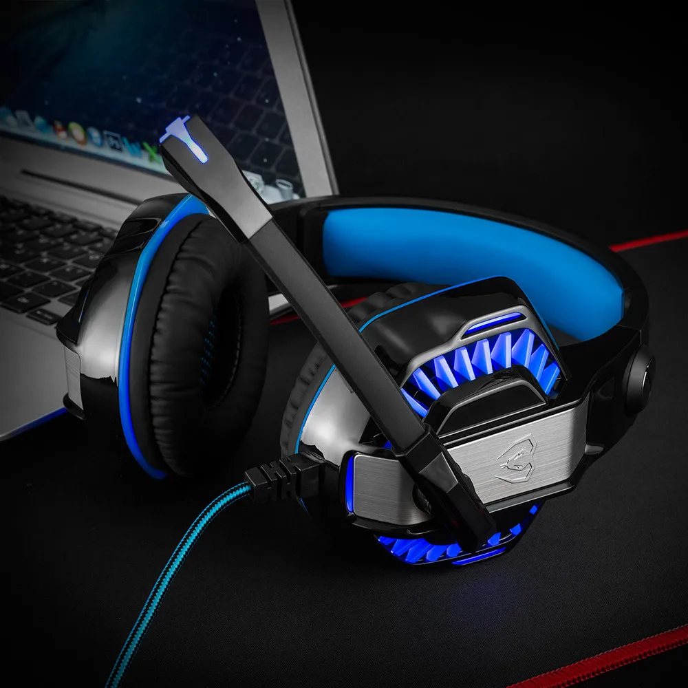 Surround игровая стереогарнитура оголовье наушников USB 3 5 мм светодиодный с