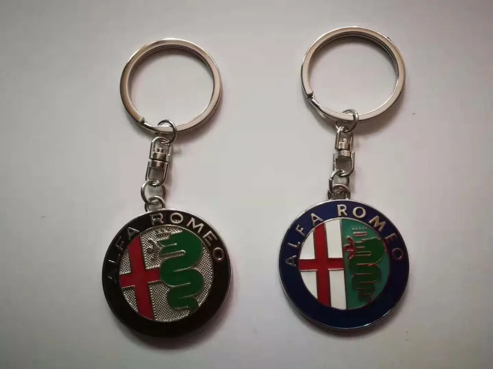 1X Новый металлический автомобильный брелок для ключей Alfa Romeo 159 147 156 Giulietta Mito Spider GT
