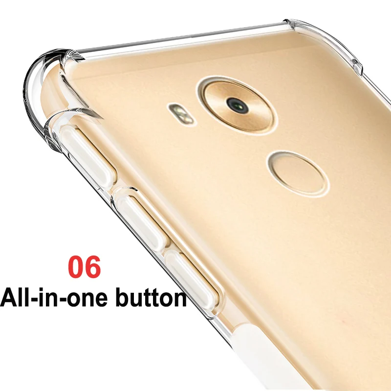 Чехол для Huawei Mate 8 чехол Капа мягкие прозрачные чехлы из термополиуретана подушка