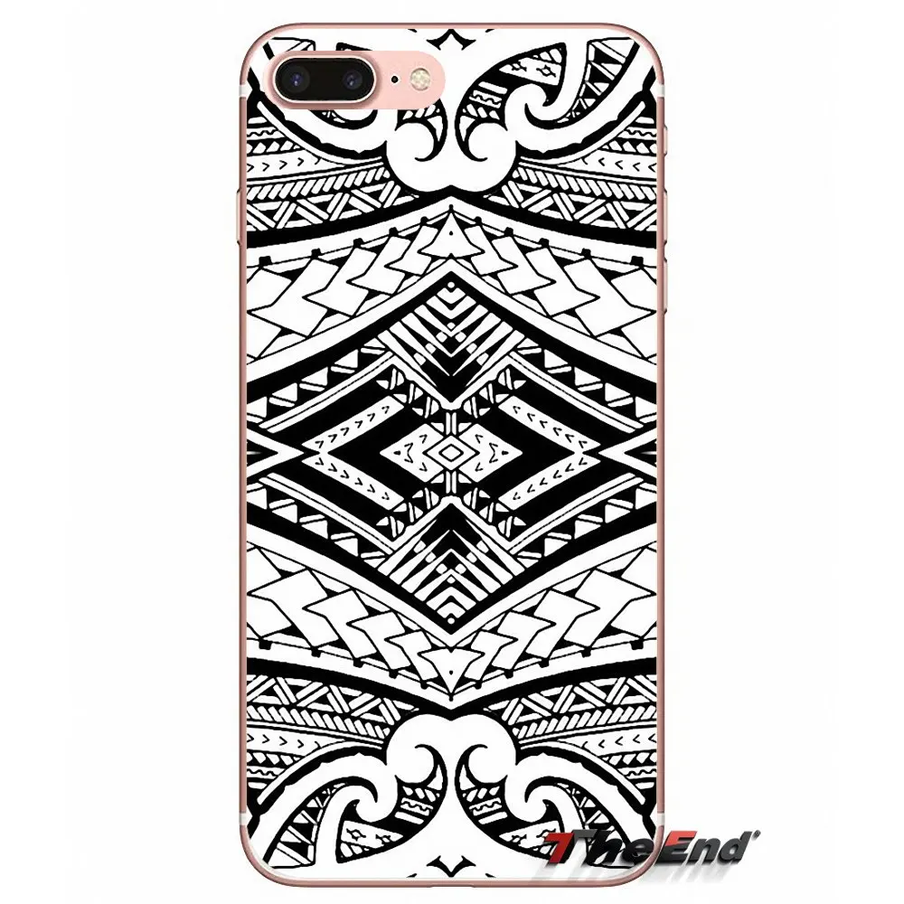 Силиконовый чехол для Huawei G7 G8 Ascend P7 P8 P9 Lite Honor 4C 5X 5C 6X Mate 7 8 9 Y3 Y5 Y6 II Pro Polynesian Tattoo Samoan |