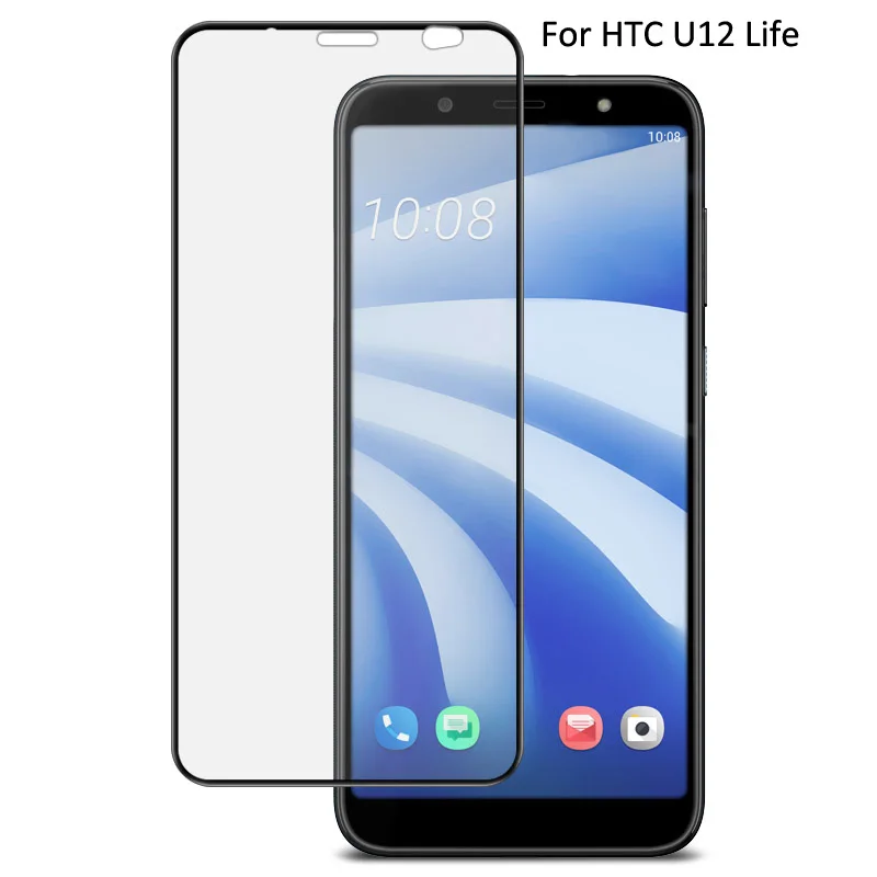 Imak Pro+ полный Экран клей крышка из закаленного Стекло для htc U12 плюс жизни 2.5D изогнутые Олеофобное U12