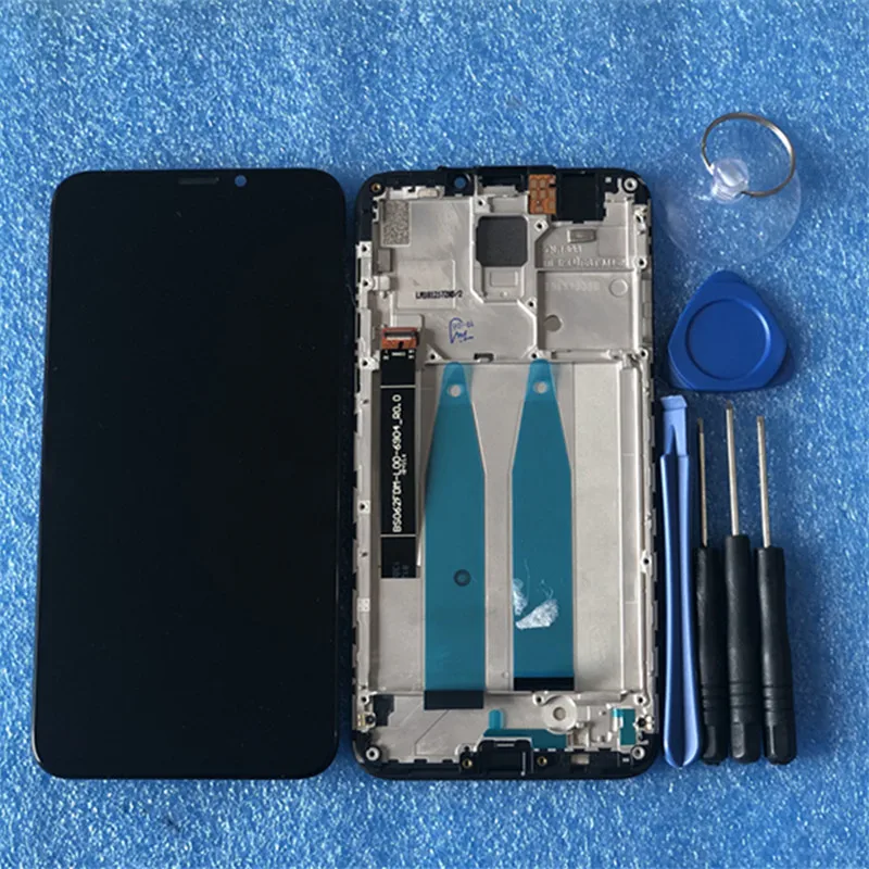 Axisinternational для 6," Meizu X8 ЖК-дисплей с рамкой+ сенсорная панель дигитайзер для Meizu X8 дисплей