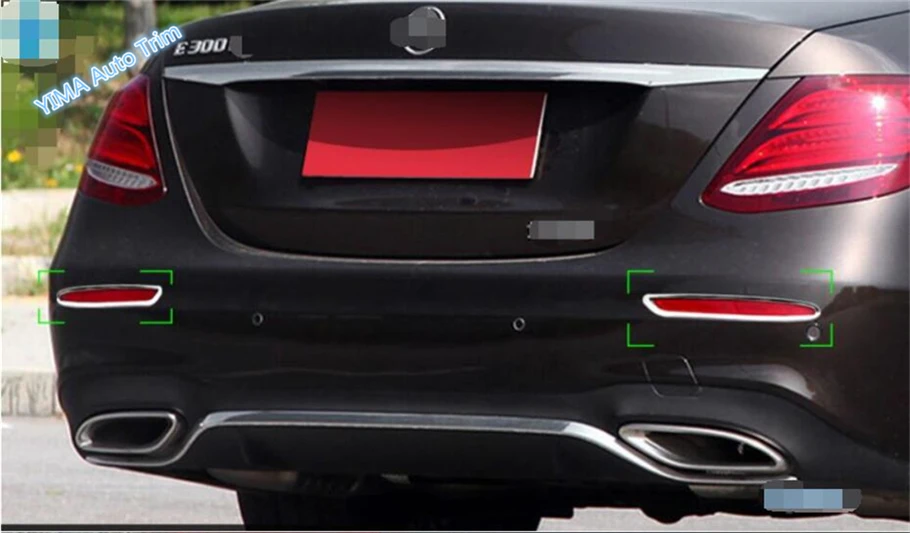 Хромированные задние противотуманные фары для Mercedes Benz E Class CLASS W213 Sedan Sport 2016 2019|lamp